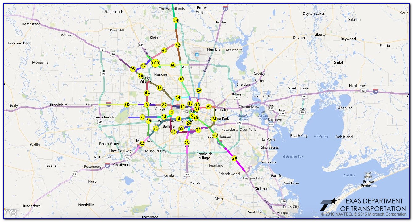 Txdot Traffic Map Houston