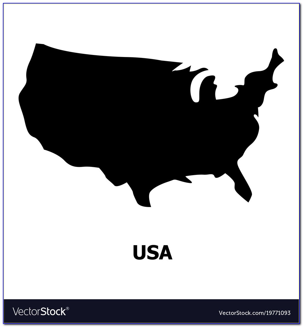 Us Map Icon Vector Free