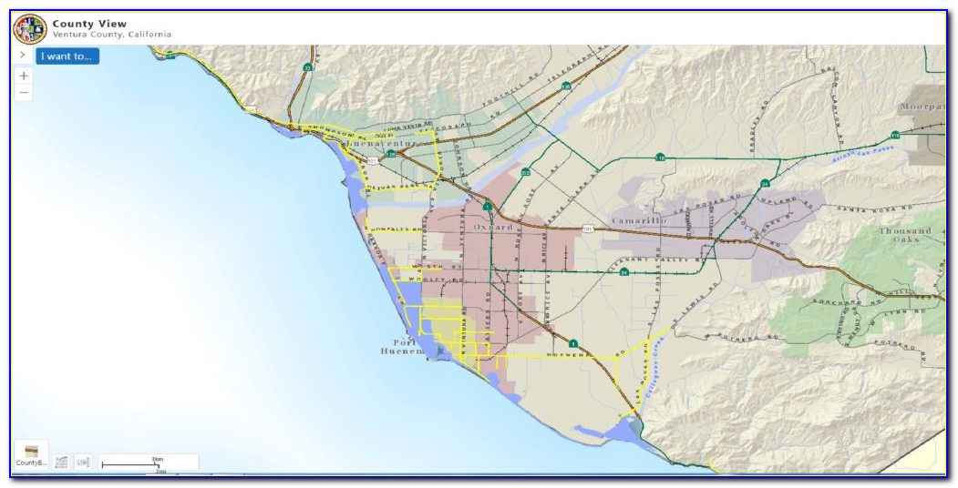 Ventura County Easy Fire Evacuation Map