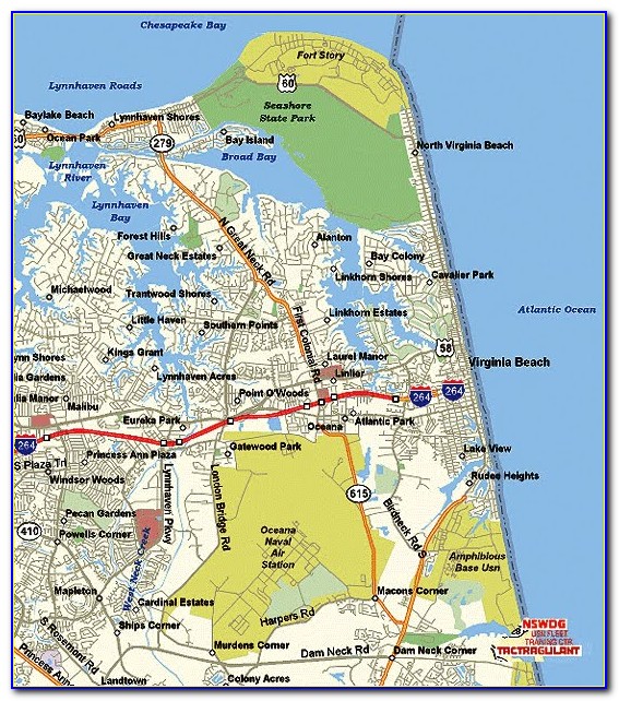 Virginia Beach Va Map