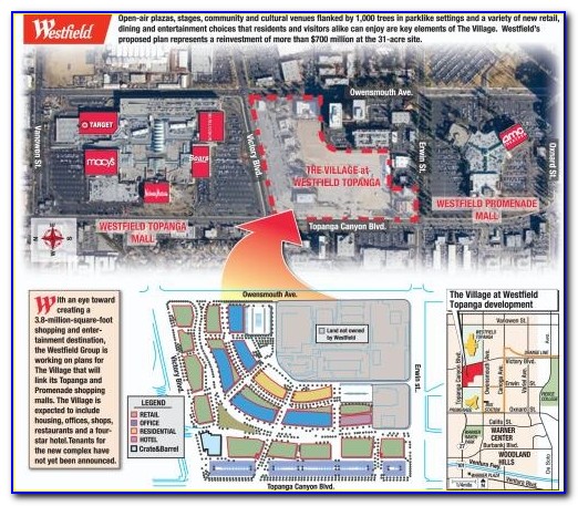 Westfield Topanga Mall Store Map