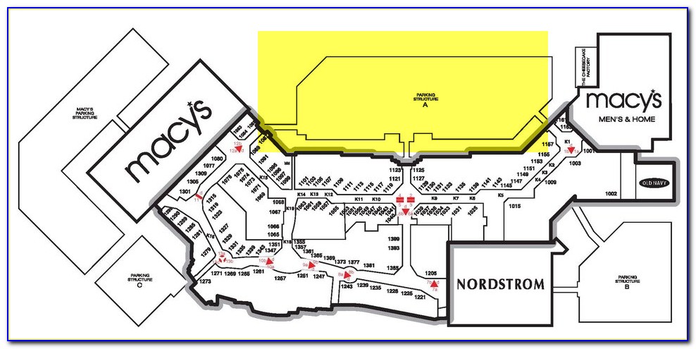 Westfield Valley Fair Mall Map 2020