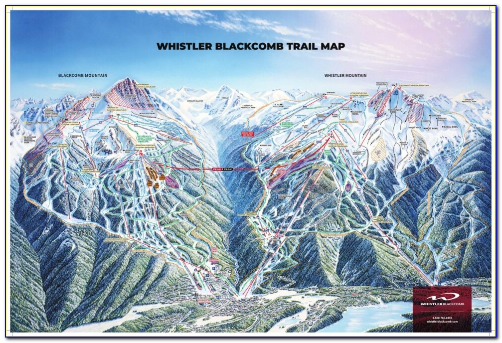 Whistler Blackcomb Backcountry Map