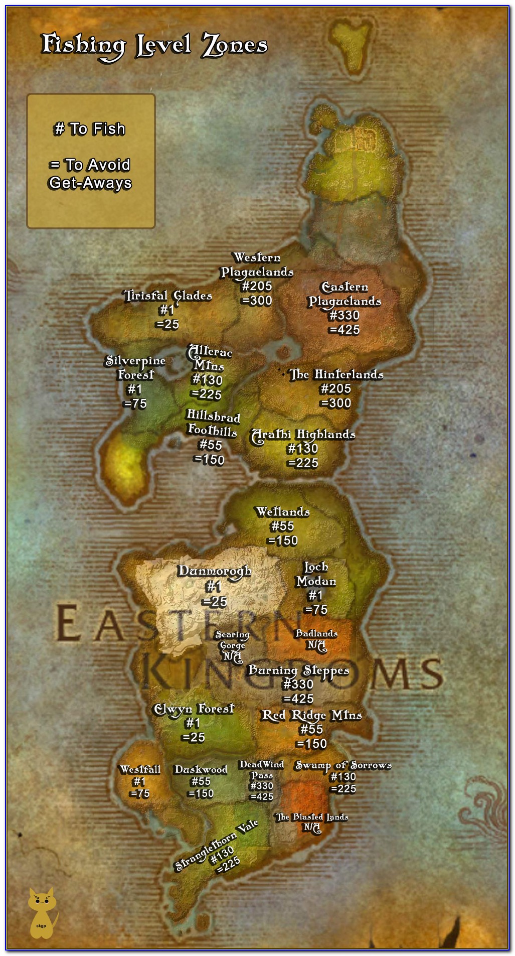 Wow Eastern Kingdoms Map With Names