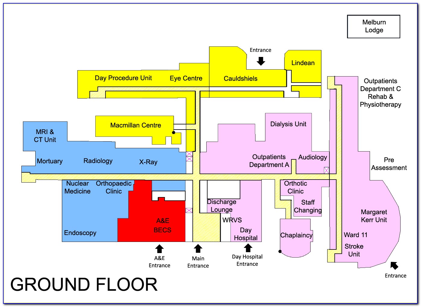 Allegheny General Hospital Floor Map