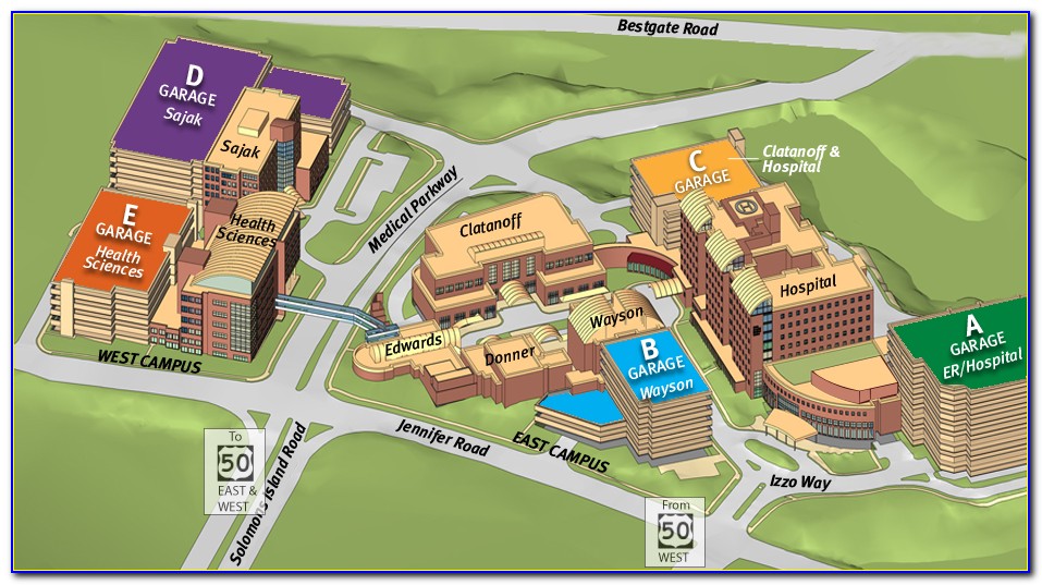 Anne Arundel Medical Center Hospital Map