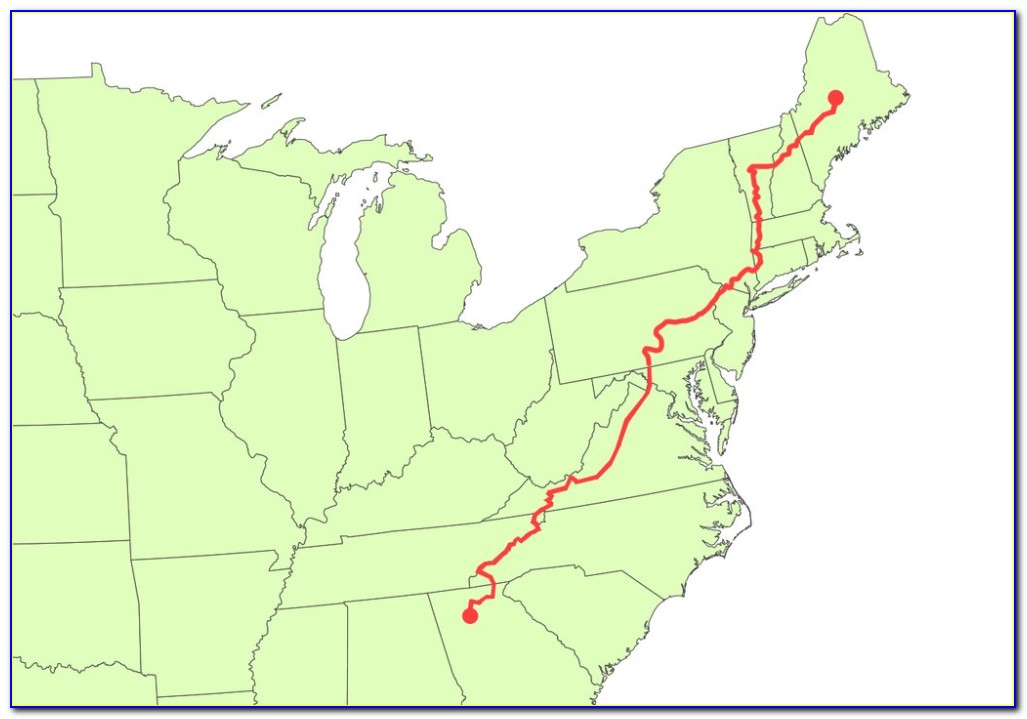 Appalachian Trail Map Through Tennessee