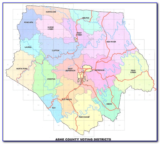 Ashe County Tax Map