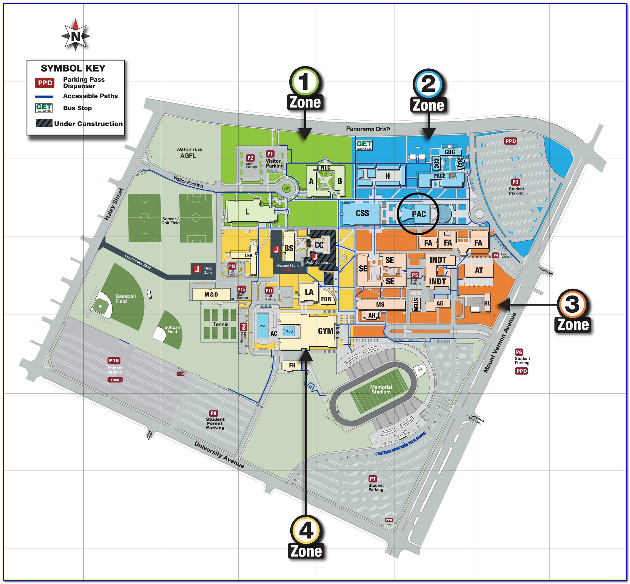 Bakersfield College Delano Campus Map