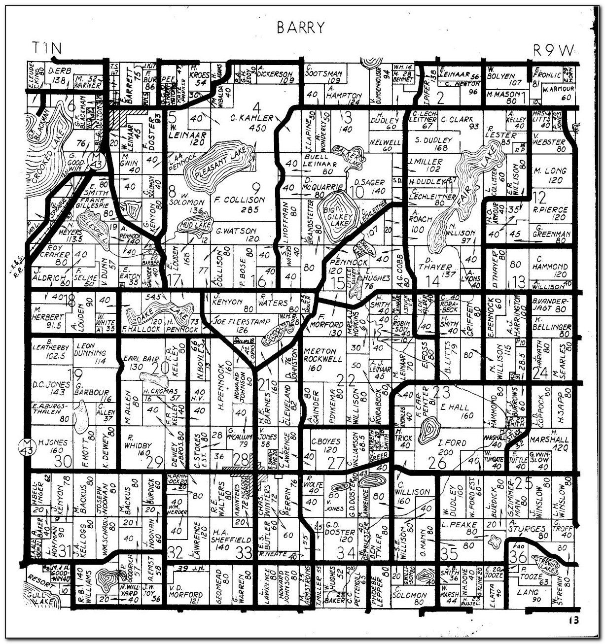 Barry County Plat Map Mo
