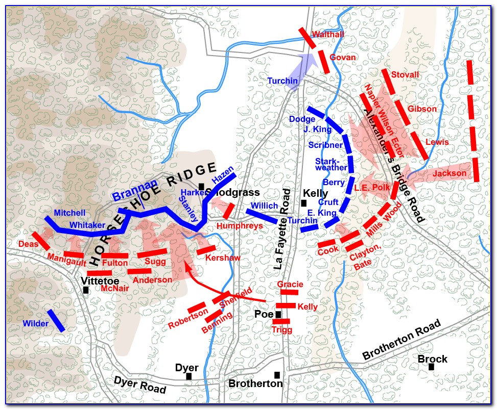 Battle Of Chickamauga Animated Map