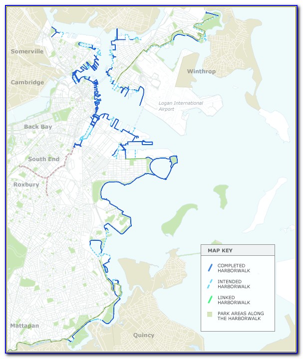 Boston Harborwalk Map Pdf