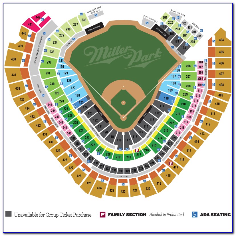 Brewers Interactive Seat Map