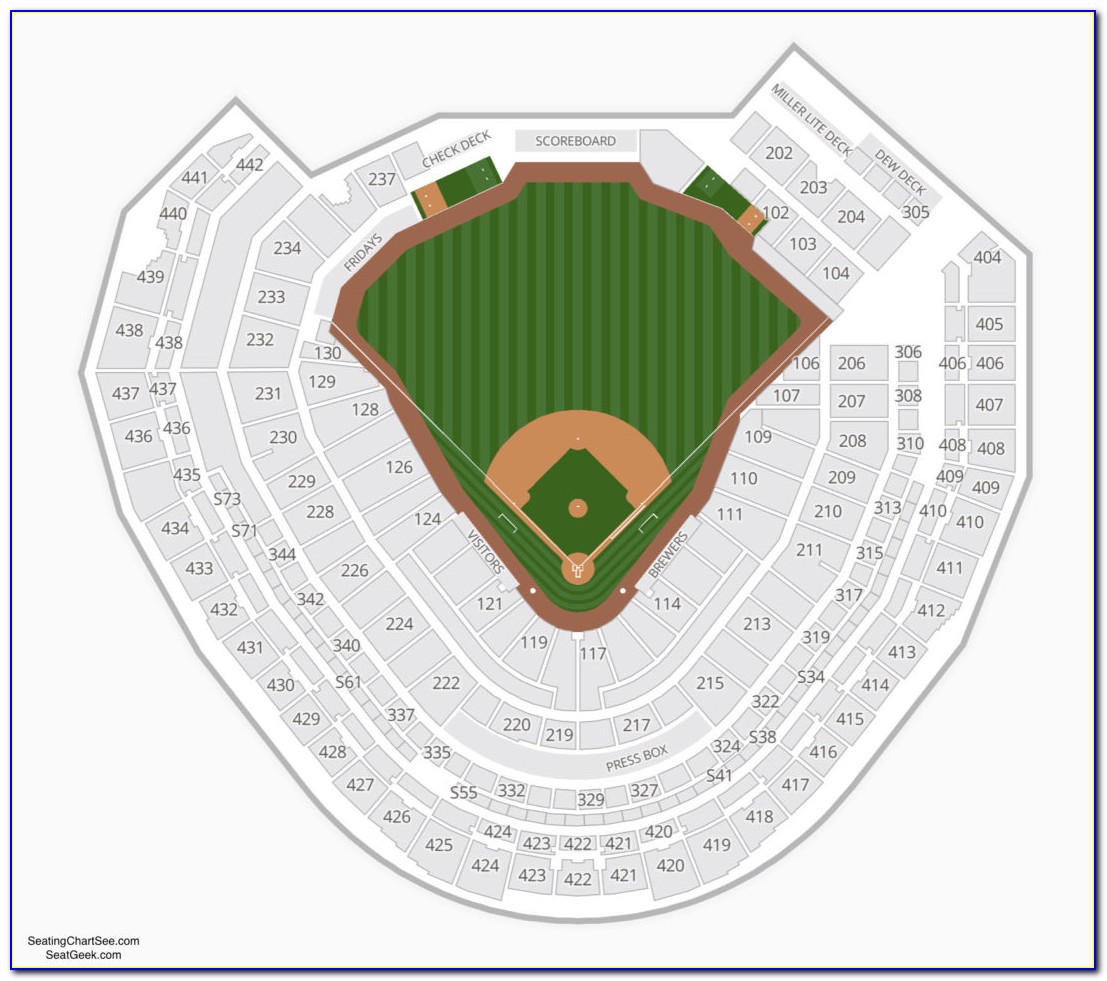 Brewers Seat Map