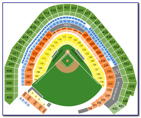 Brewers Seating Map