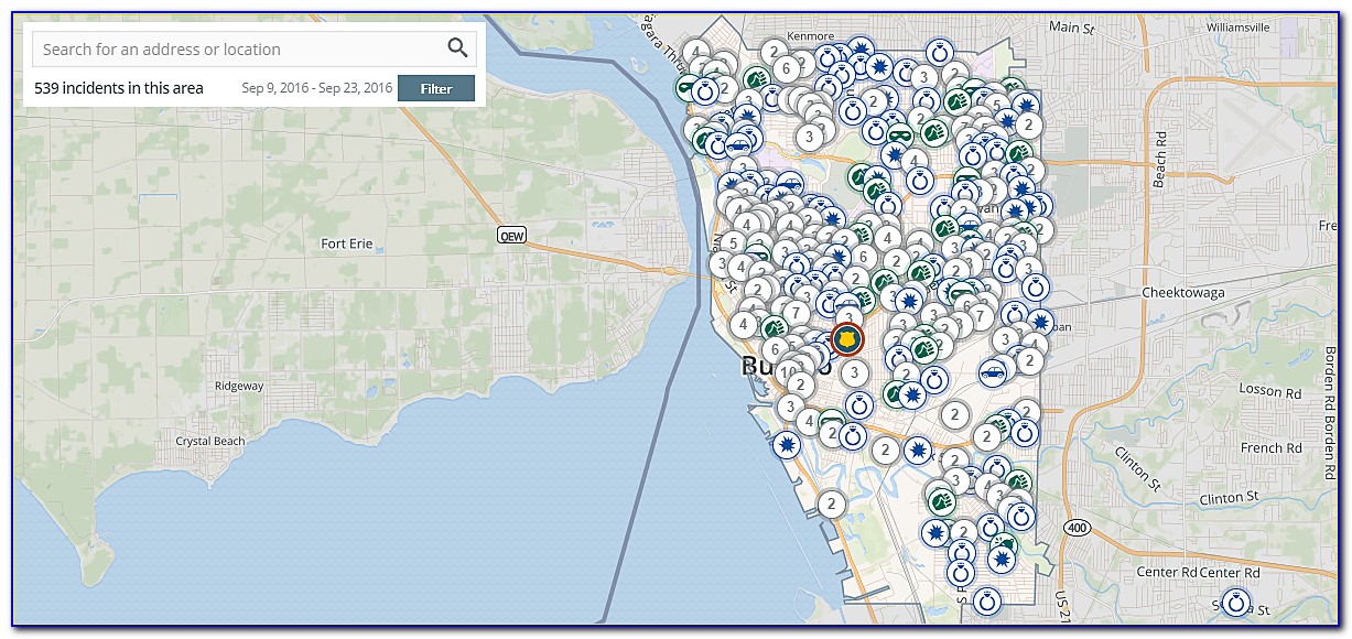 Buffalo Grove Crime Map