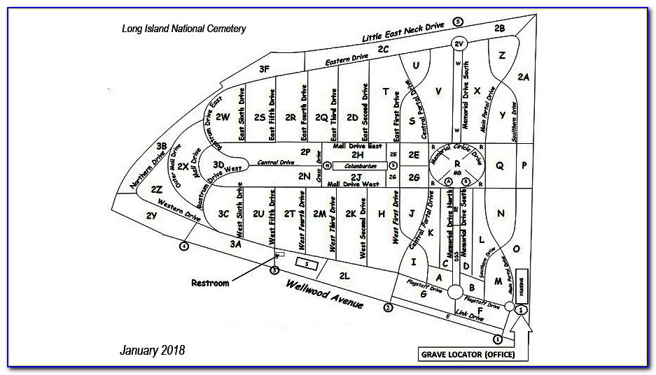 Calverton Cemetery Grave Map