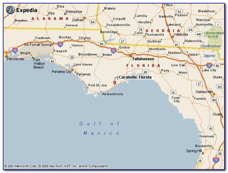 Carrabelle Beach Florida Map