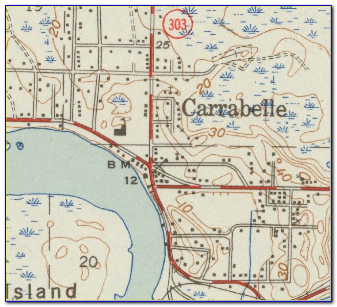 Carrabelle Island Florida Map