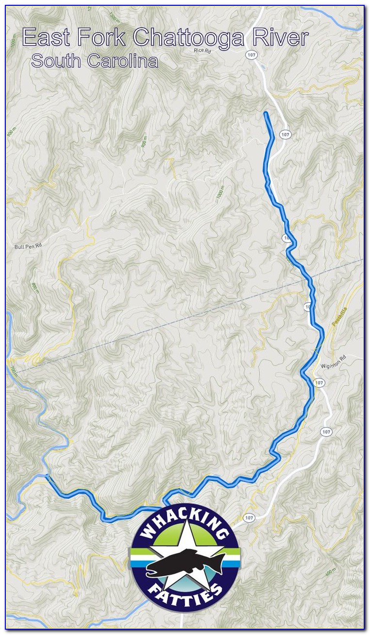 Chattooga River Dh Map