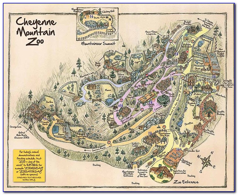 Cheyenne Mountain Zoo Map