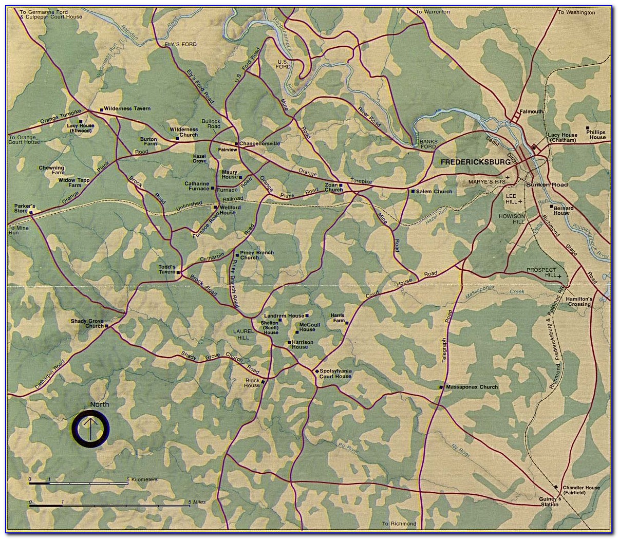 Civil War Sites West Virginia Map