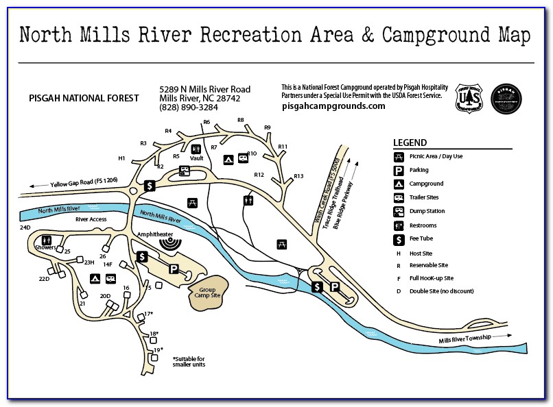 Davidson River Campground Map