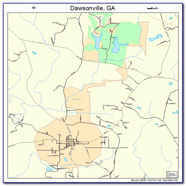 Dawsonville Ga Map