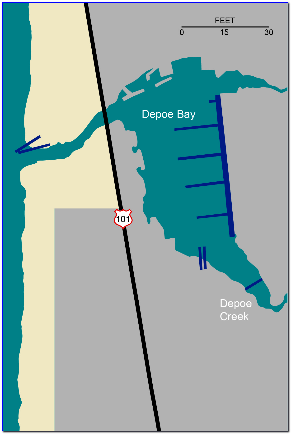 Depoe Bay Oregon Zoning Map