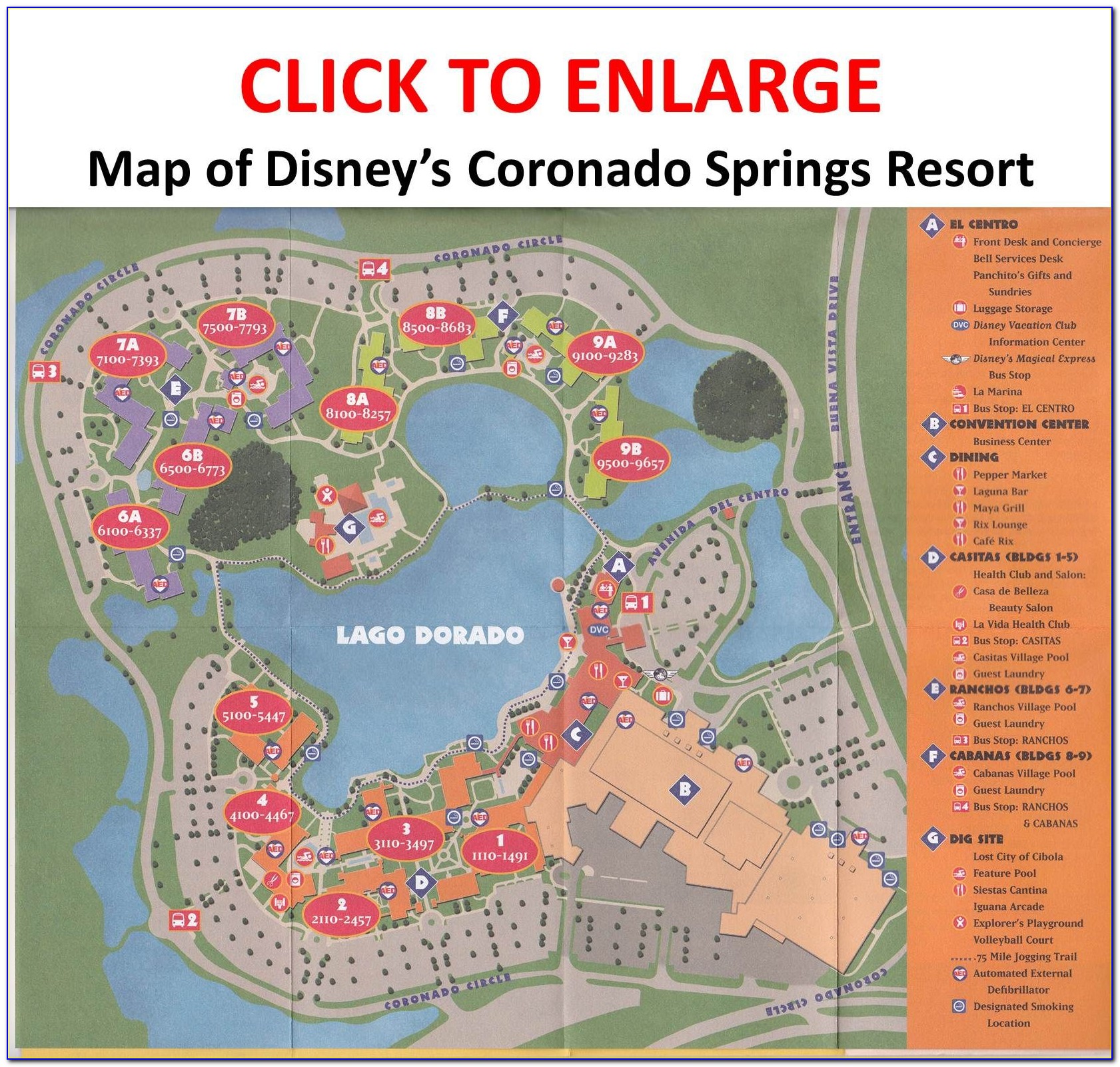Disney Coronado Springs Resort Room Layout