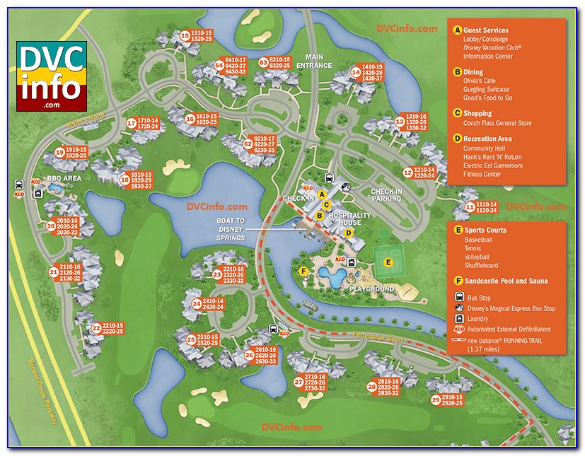 Disney Resort Map 2020