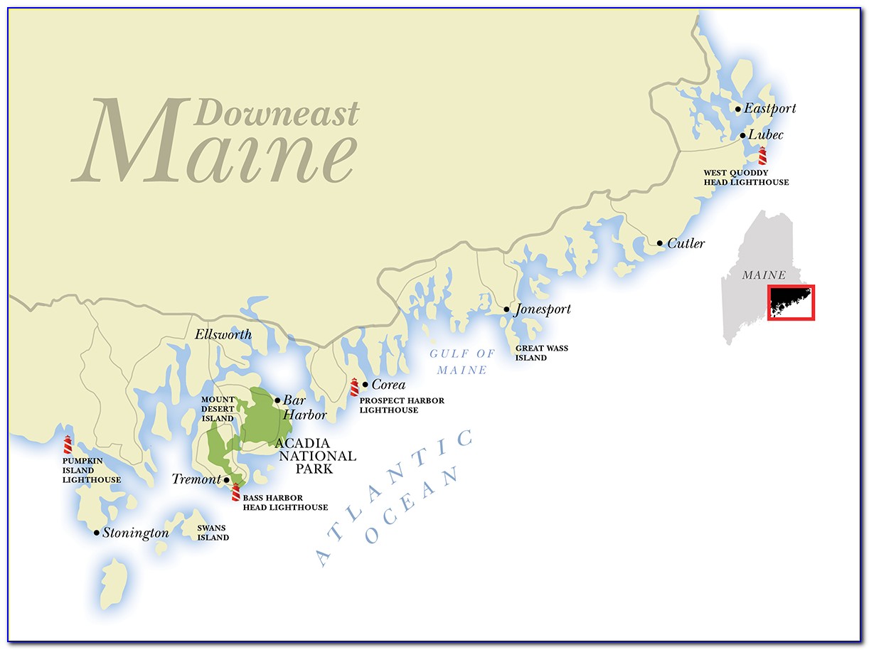 Downeast Maine Atv Trail Map