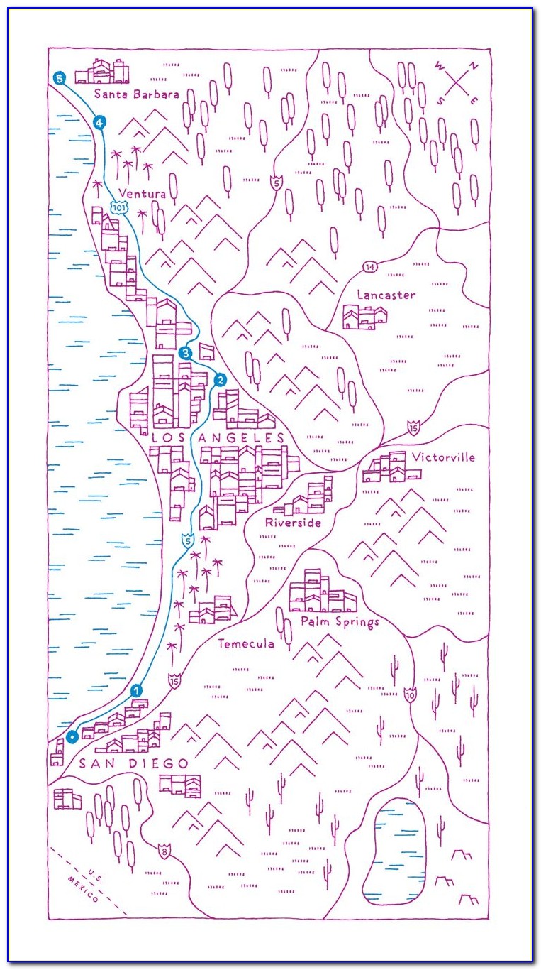 El Capitan Canyon Site Map