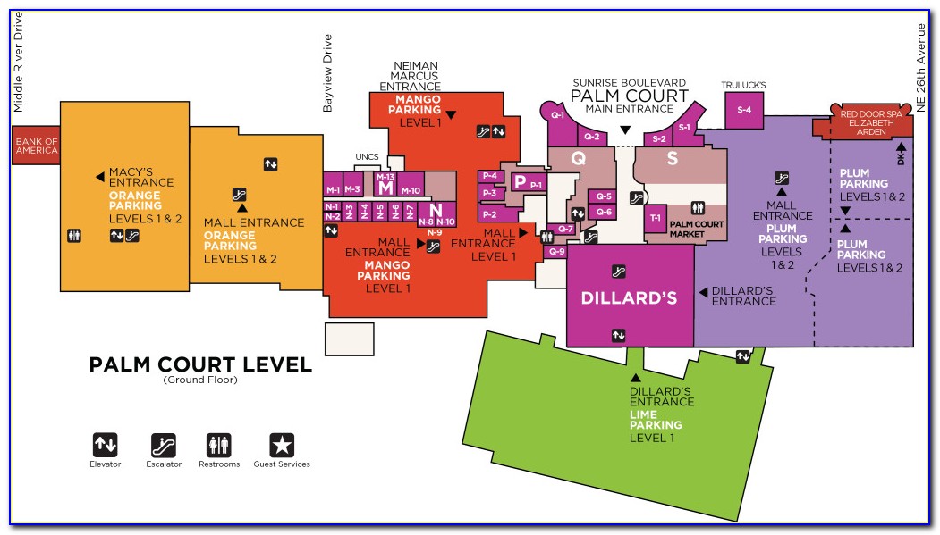 Galleria Mall Dallas Tx Map