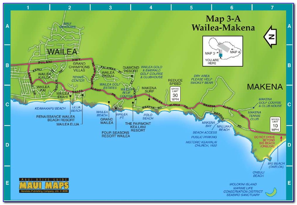 Grand Wailea Maui Map