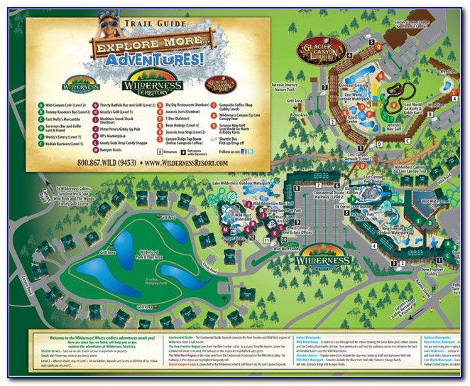 Great Wolf Lodge Wi Dells Map