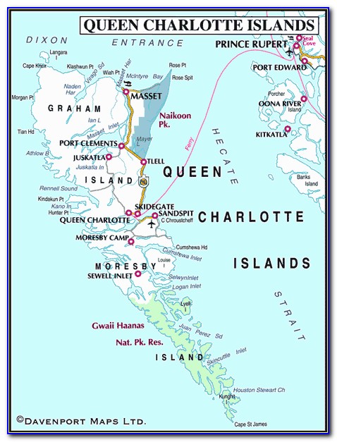 Haida Gwaii Google Maps