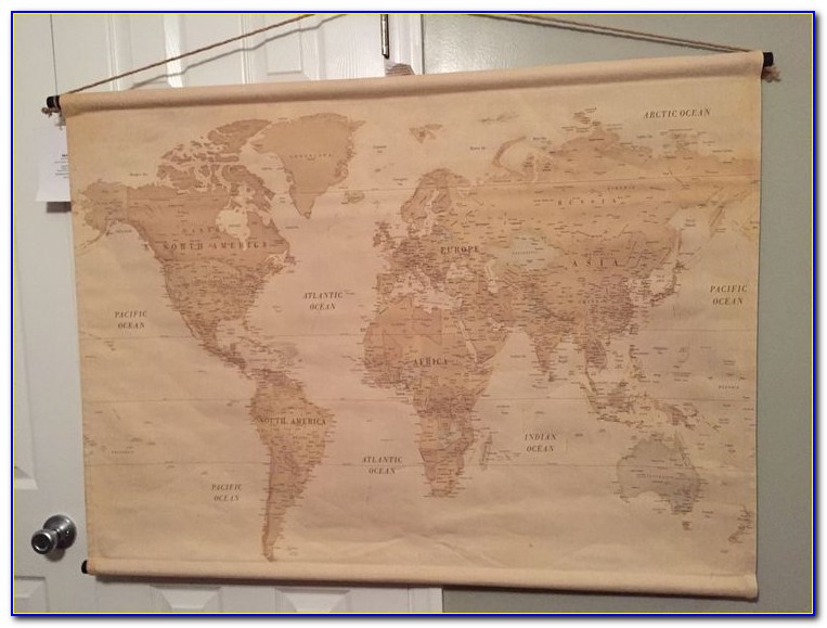 Hobby Lobby World Map Picture