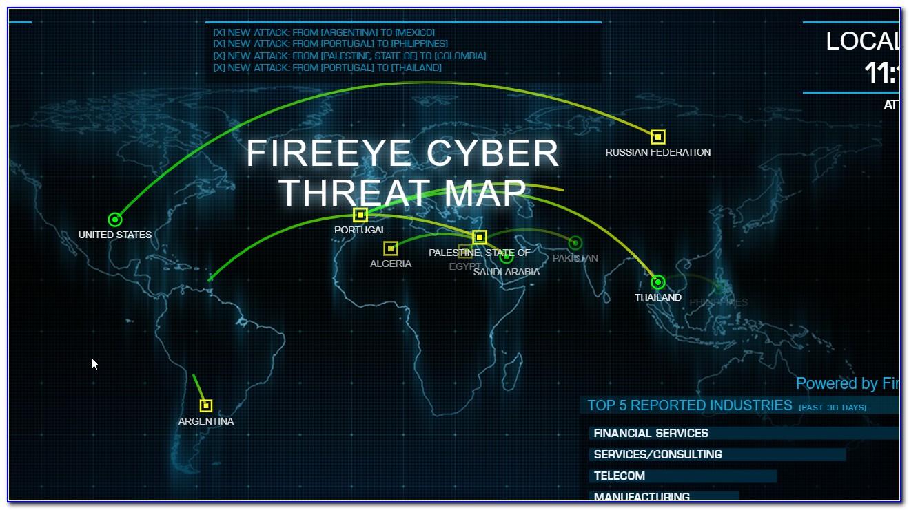 How Does Fireeye Threat Map Work
