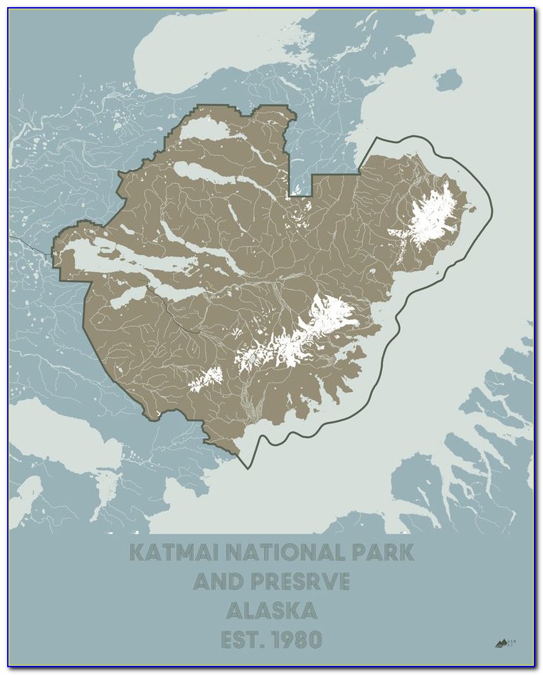 Katmai National Park Google Map