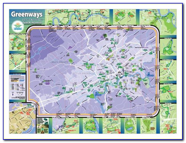 Knoxville City Greenways Map
