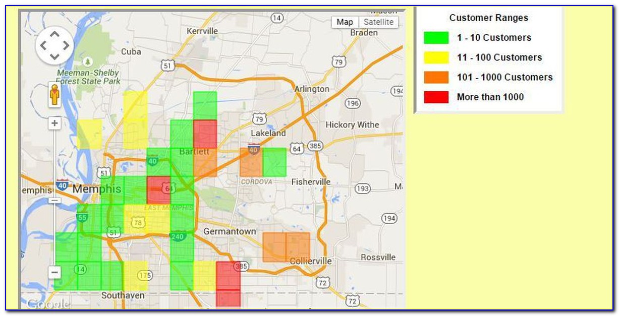 Knoxville Tennessee Power Outage Map