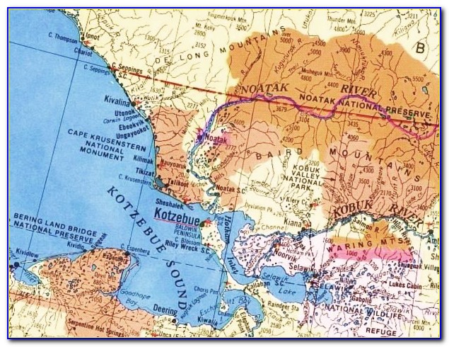 Kotzebue Alaska On World Map