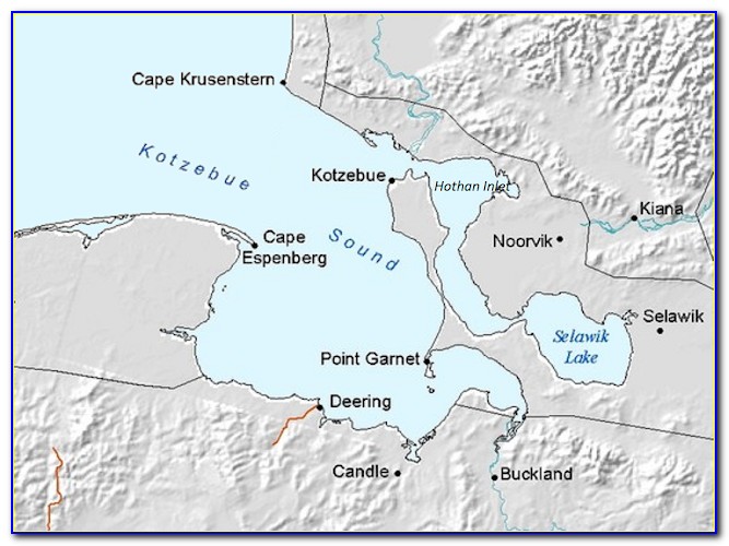 Kotzebue Sound Alaska Map