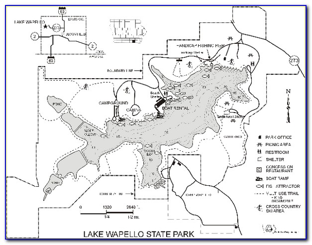 Lake Wappapello Topo Map