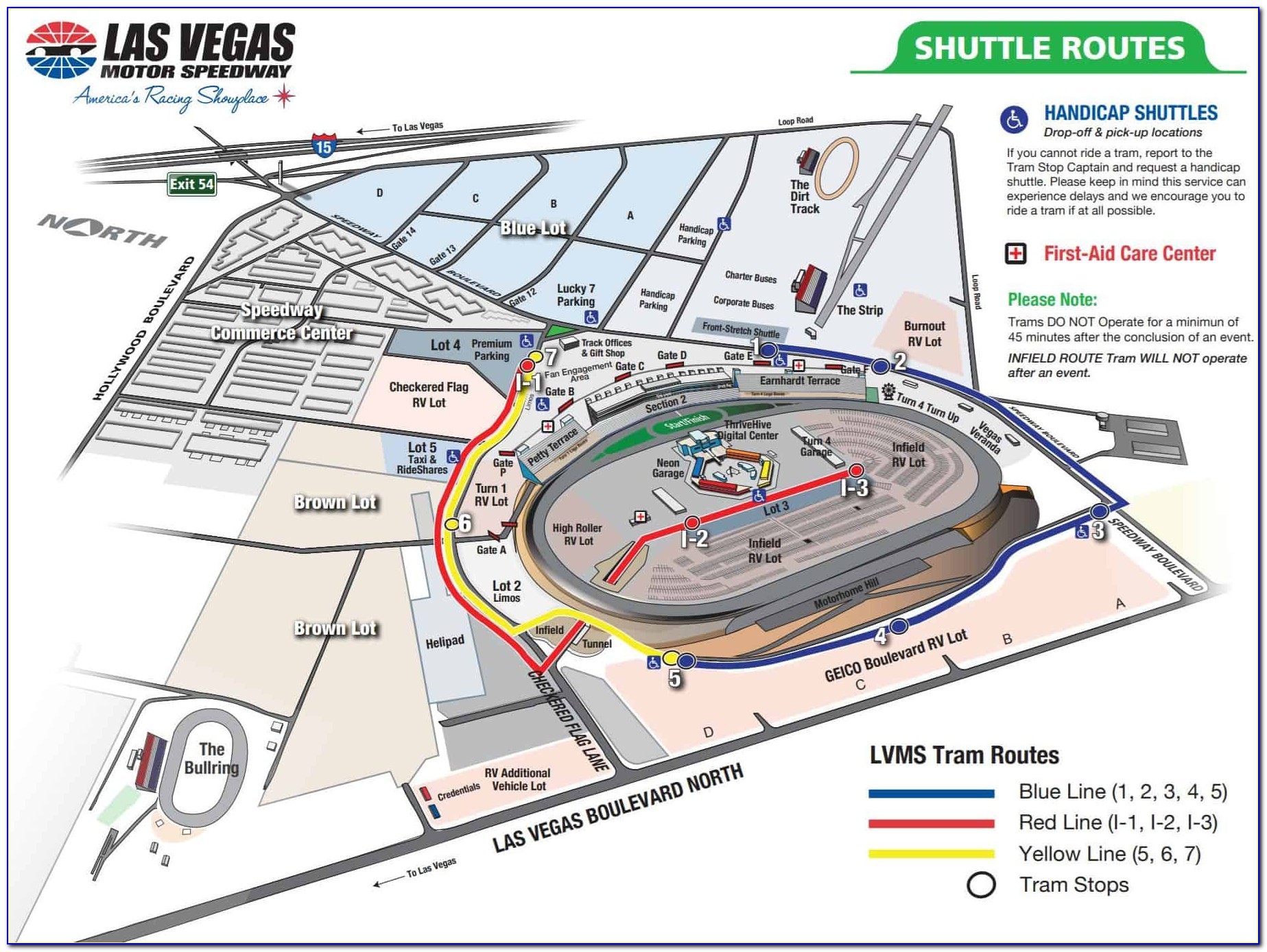 Las Vegas Motor Speedway Map