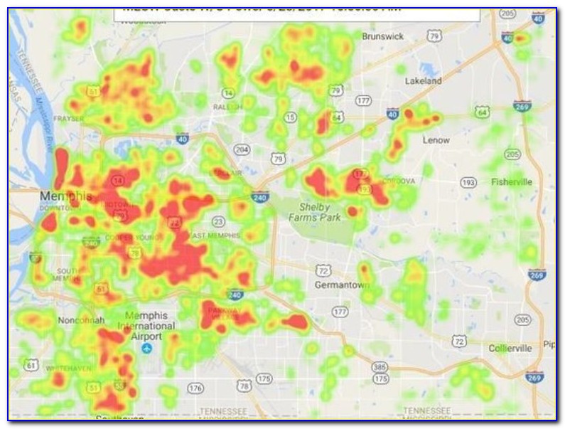Lebanon Tennessee Power Outage Map
