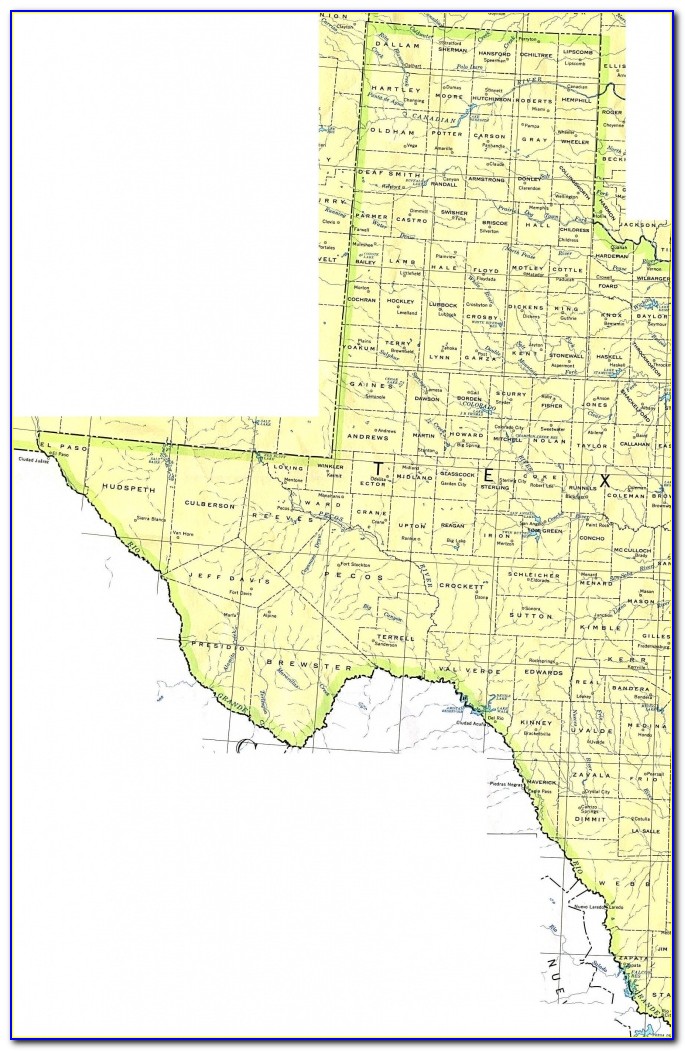 Luckenbach Texas Map