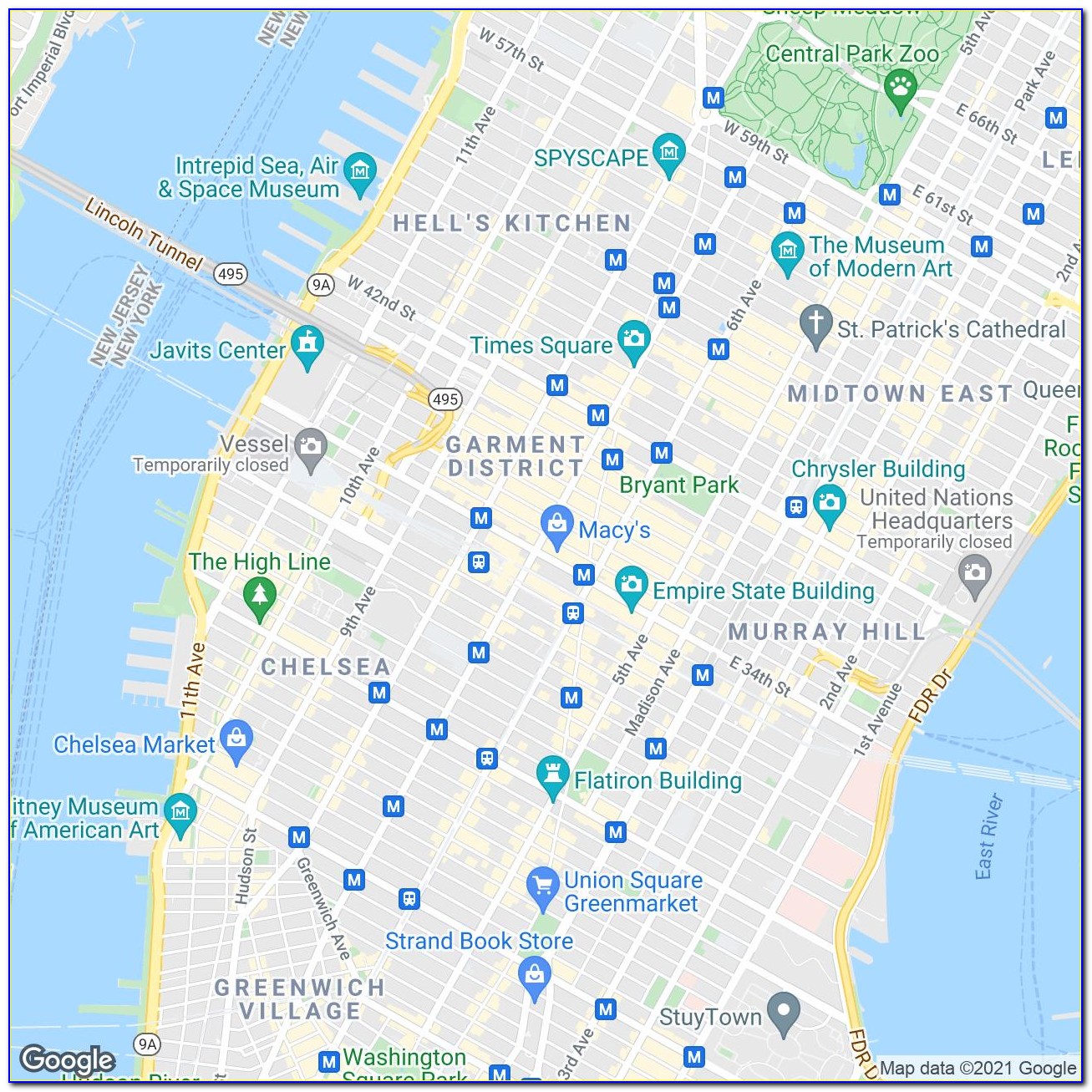 Macy's Nyc Location Map