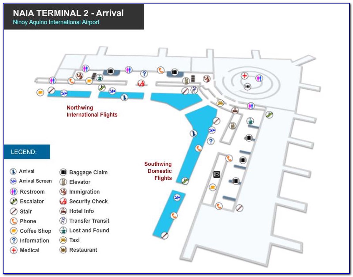 Manila Ninoy Aquino International Airport Map